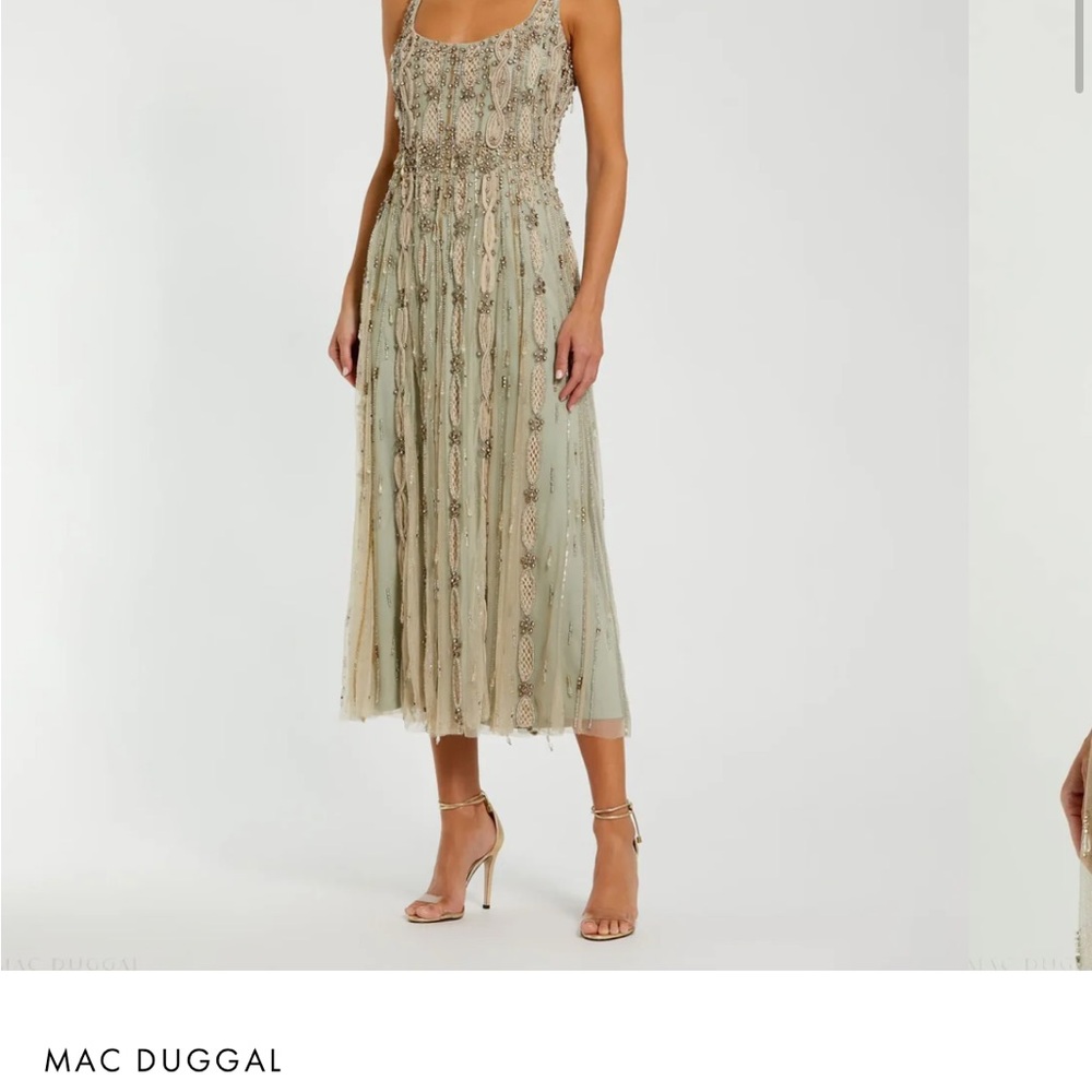 Mac Duggal Women's Cream Dress